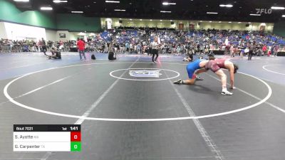 165 lbs Round Of 128 - Sawyer Ayotte, MA vs Grayson Carpenter, TX