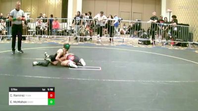 57 lbs Quarterfinal - Camila Ramirez, Team Aggression vs Easton McMahon, Shootbox WC