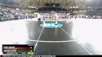 135 lbs Quarterfinal - Nash Zender, Piranha Wrestling Club vs Kingsley Davis, Forks Wrestling Club