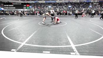 148 lbs Quarterfinal - Zayne Green, JC Wrestling vs Ayden Hawkins, Hawkins House