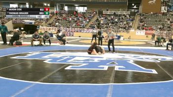 157 lbs Cons. Round 2 - Jaxon Cox, Nelson County vs Thomas Brauer, Owensboro Catholic