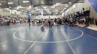 96 lbs Champ. Round 1 - Brayden Gillaspy, Hook`Em W. C. vs Alexander Flores, Northside Wrestling Club