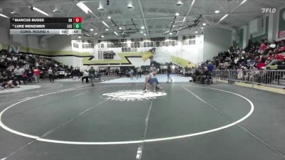 140 lbs Cons. Round 4 - Marcus Busse, Del Norte vs Luke Menzimer, La Costa Canyon