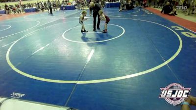 46 lbs Round Of 64 - Knox Williams, Perry Wrestling Academy vs Kenton Schwettman, Badlands Elite