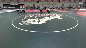 197 lbs Cons. Round 3 - Henry Christensen, Coe vs Elvis Muja, Carthage College