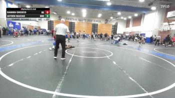 132 lbs Champ. Round 1 - Damien Orozco, Millikan vs Jayden Macias, Norco