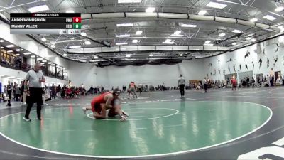 184 lbs Cons. Round 1 - Andrew Mushkin, Ohio Wesleyan University vs Manny Aller, Heidelberg