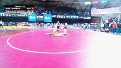 Boys 3A 175 lbs Quarterfinal - Luke Lisherness, White River vs Josiah Christopherson, Oak Harbor