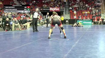 3A-190 lbs Cons. Round 3 - Jon Hatchitt, ADM vs Brayton Gipple, Bondurant-Farrar