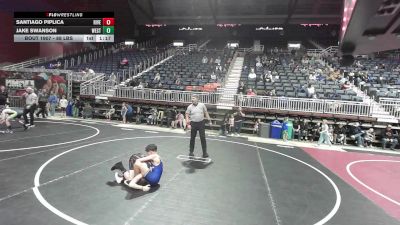 88 lbs Rr Rnd 1 - Santiago Piplica, Riverton USAW vs Jake Swanson, Western Nebraska Elite