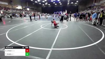 73 lbs Round Of 16 - Atlas Urban, Black Fox Wrestling Academy vs Trenton Shells, No Team