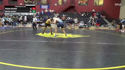 285 lbs Cons. Round 4 - Frank Moore, Emmanuel College vs Bryce Dadey, The Citadel