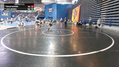 106 lbs Champ. Round 2 - Nolan Mather, Grassfield vs Luca Butera, Norwin