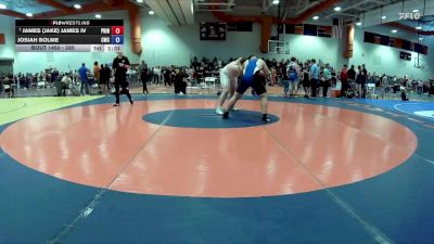 285 lbs 1st Place Match - James (jake) James Iv, Noke Wrestling RTC vs Josiah Bolme, Crown Wrestling Club