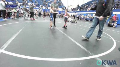 66 lbs Round Of 16 - Larson Busby, Cushing Tigers vs Liam Matherly, Bridge Creek Youth Wrestling