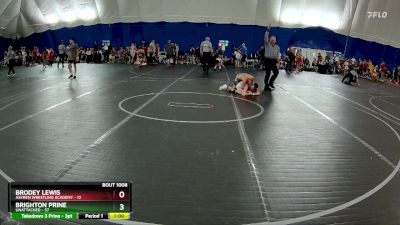 92 lbs Round 2 - Brodey Lewis, Askren Wrestling Academy vs Brighton Prine, Unattached