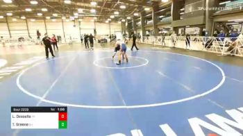 132 lbs 5th Place - Landon Desselle, TN vs Tristin Greene, OH