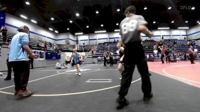 75 lbs 3rd Place - Braxtyn Taylor, Clinton Youth Wrestling vs Maximus Gray, Division Bell Wrestling