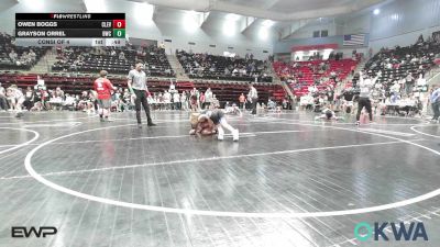 80 lbs Consi Of 4 - Owen Boggs, Cleveland Take Down Club vs Grayson Orrel, Berryhill Wrestling Club