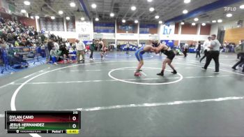 215 lbs Cons. Round 2 - Jesus Hernandez, Bishop Amat vs Dylan Cano, Northview