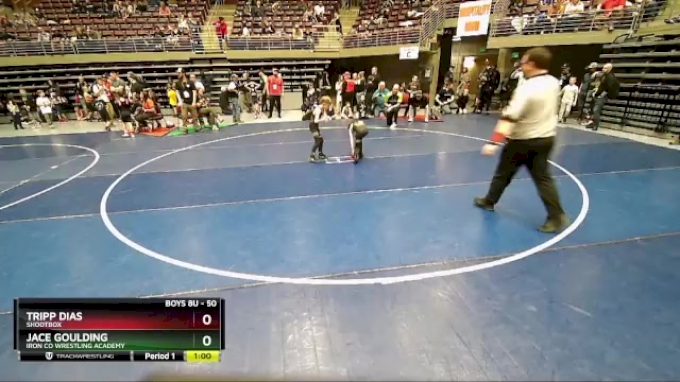 50 Lbs Semifinal - Tripp Dias, Shootbox Vs Jace Goulding, Iron Co 