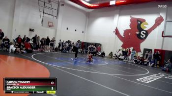 97 lbs Cons. Round 2 - Braxton Alexander, WWC vs Carson Tennery, Red Cobra WA