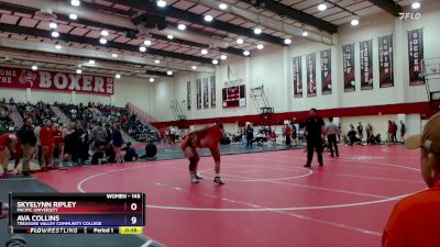 160 lbs Quarterfinal - Paige Beals, Pacific University vs Katherine Strickland, Southwestern Oregon CC