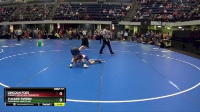 70 lbs Quarterfinal - Tucker Svedin, Zimmerman Wrestling vs Lincoln Foss, Pursuit Wrestling Minnesota