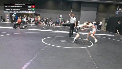 125 lbs Champ. Round 3 - Mason Gillispie, Northeast Oklahoma vs Canaan Brummett, Cowley College