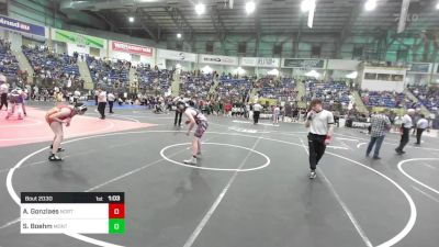 165 lbs Round Of 32 - Alonzo Gonzlaes, Northglenn vs Samuel Boehm, Monte Vista Middle School