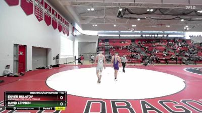 197 lbs Quarterfinal - Enver Bulatov, Onondaga Community College vs David Lennon, Albany