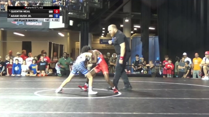 74 lbs 1st Place Match - Quentin Neal, Greater Heights Wrestling vs ...