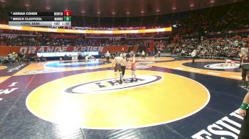 2A 138 lbs Cons. Semi - Brock Claypool, Morris vs Adrian Cohen, Deerfield (H.S.)