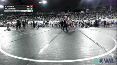 55 lbs 5th Place - Ayva House, Hinton Takedown Club vs Kyllie Gwinn, Buck Pride Wrestling