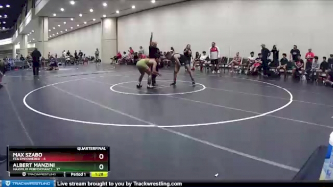 160 lbs Quarters & Wb (16 Team) - Max Szabo, FCA Empowered vs Albert ...