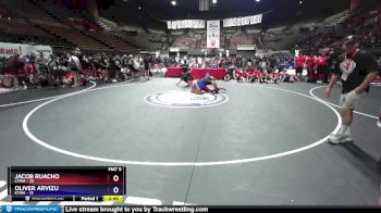 220 lbs Round 1 (16 Team) - Jacob Ruacho, CVWA vs Oliver Arvizu, KTWA