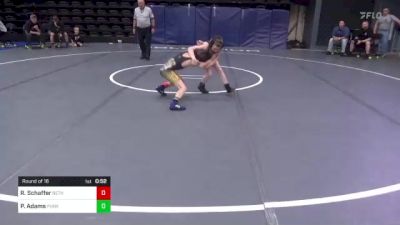 66 lbs Round Of 16 - Rhys Schaffer, Bethel, PA vs Peter Adams, Punxsutawney, PA