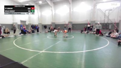80 lbs Finals (2 Team) - Ty Minor, Champions vs Kole Sweat, Wasatch