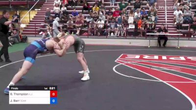 79 kg Final - Brayden Thompson, Illinois vs Joshua Barr, Team Donahoe Wrestling Club