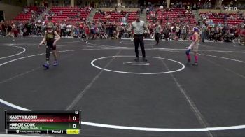 60 lbs Round 4 (6 Team) - Kasey Kilcoin, Nebraska Wrestling Academy vs Marcie Cook, Midwest Misfitz Black