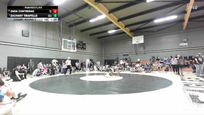 95 lbs Champ. Round 2 - Zada Contreras, Team Selma vs Zachary Tirapelle, Clark