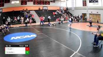 10U - 80 lbs Round 5 - Benjamin Huska, Latrobe vs Ian Vought, Derry Area