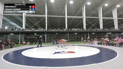 115 lbs Eden Ridgley, Oregon vs Kennady Krienert, Nebraska