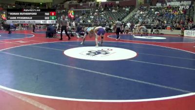 4A 175 lbs Cons. Semi - Jude Fitzgerald, Central Arkansas Christian School vs Ronan Rutherford, Pulaski Academy High School