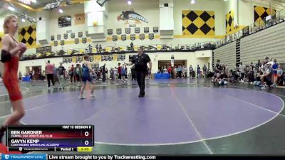 106 lbs Quarterfinal - Ben Gardner, Carmel USA Wrestling Club vs Gavyn Kemp, Contenders Wrestling Academy