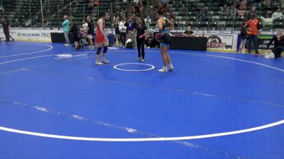 155 lbs Quarters - Peyten Van Dyke, NLWC vs Lauren Luzum, NEIWC