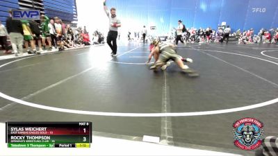 105 lbs Round 1 (4 Team) - Rocky Thompson, OpenMats Wrestling Club vs Sylas Weichert, East Kansas Eagles Gold