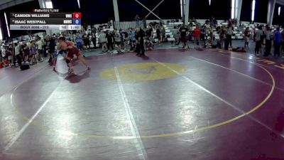 215 lbs Quarters - Camden Williams, Whiteland Wrestling Club vs Isaac Westfall, Meridian Maniacs Wrestling Club