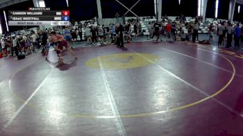 215 lbs Quarters - Camden Williams, Whiteland Wrestling Club vs Isaac Westfall, Meridian Maniacs Wrestling Club