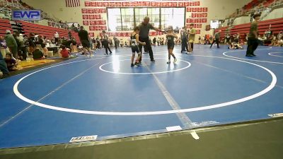 64-67 lbs Rr Rnd 2 - Jameson Cartwright, Midwest City Bombers Youth Wrestling Club vs Aria Obanion, HURRICANE WRESTLING ACADEMY